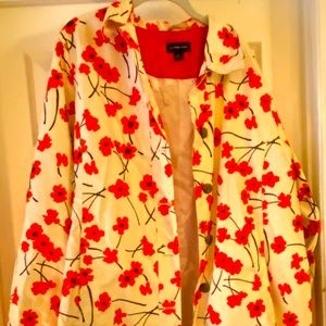 Poppy Patterned Trench